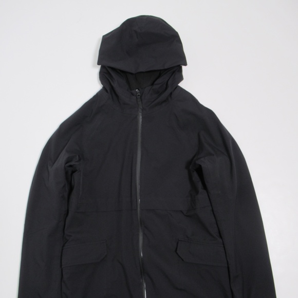 Lululemon Ivivva Brave The Rain Jacket Black Size 14 Hoodie Full Zip